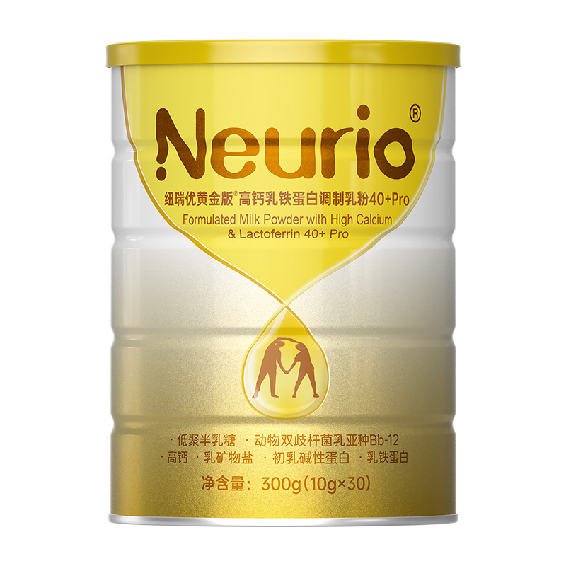 纽瑞优黄金版®高钙乳铁蛋白调制乳粉40+Pro